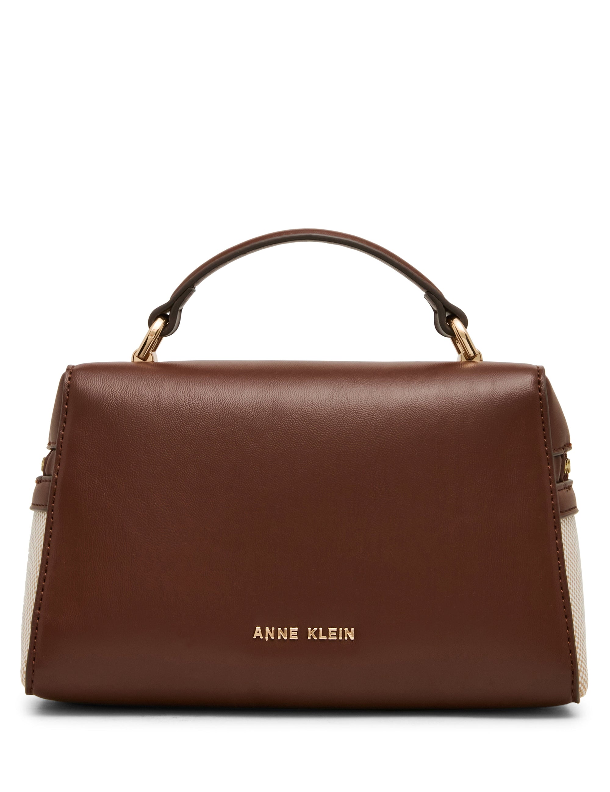 Anne Klein Canvas Train Case with Convertible Strap