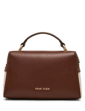 Anne Klein Canvas Train Case with Convertible Strap