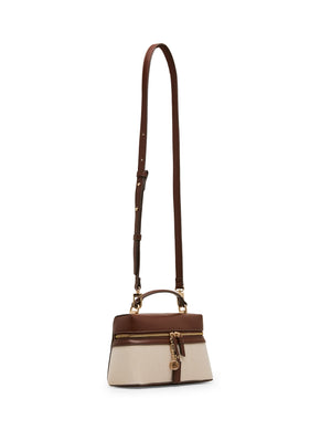 Anne Klein Canvas Train Case with Convertible Strap