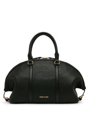Anne Klein Bowler Satchel with Charms
