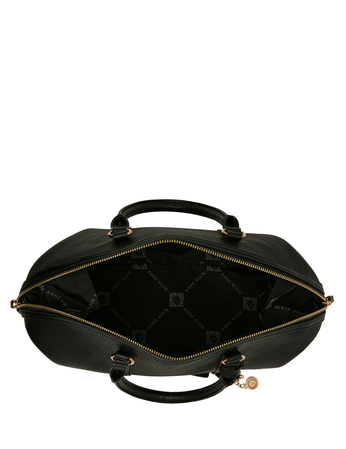 Anne Klein Bowler Satchel with Charms