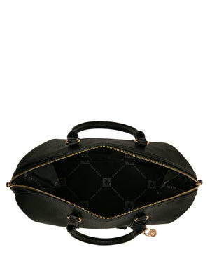 Anne Klein Bowler Satchel with Charms