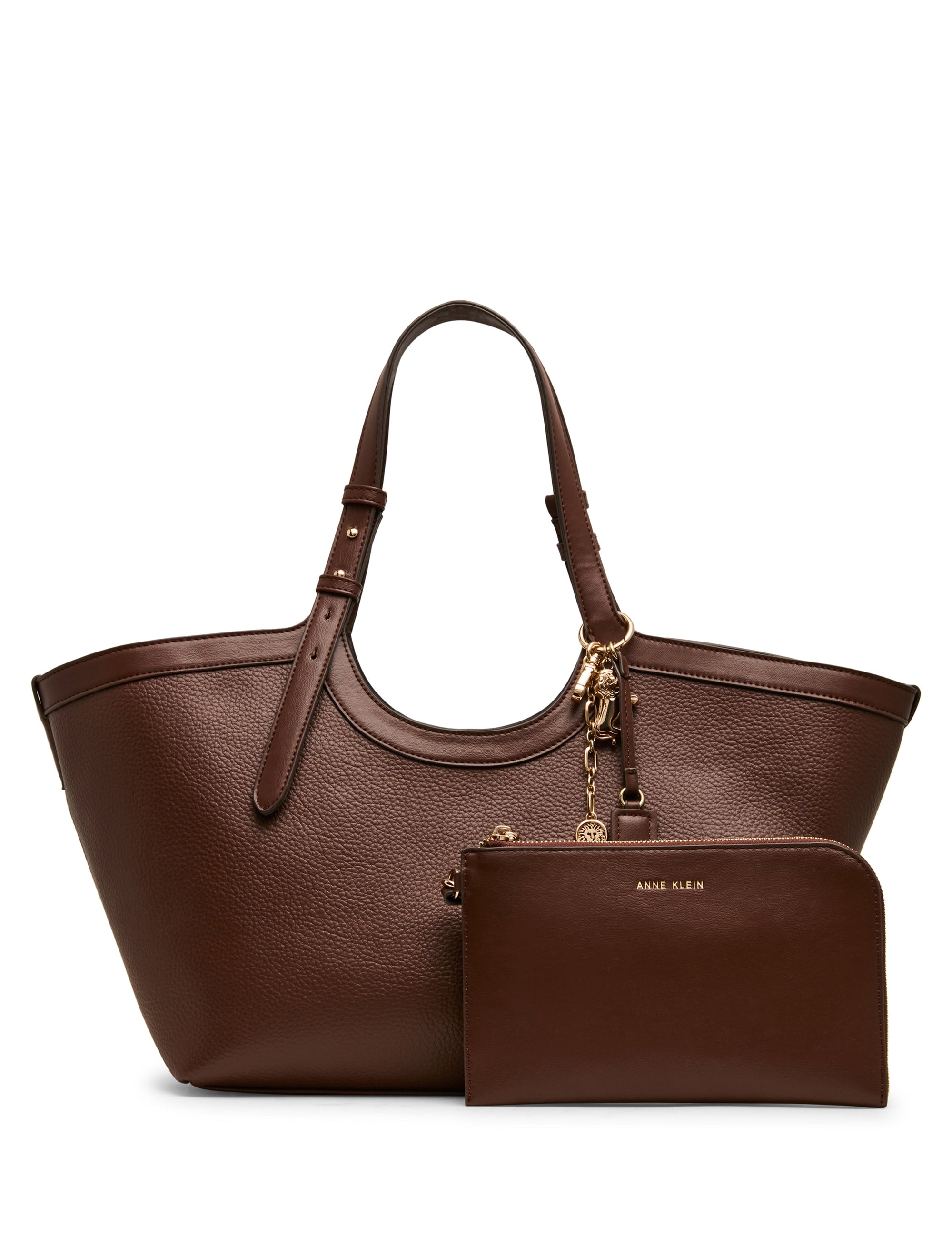 Anne Klein East West Tote Bag with Charms