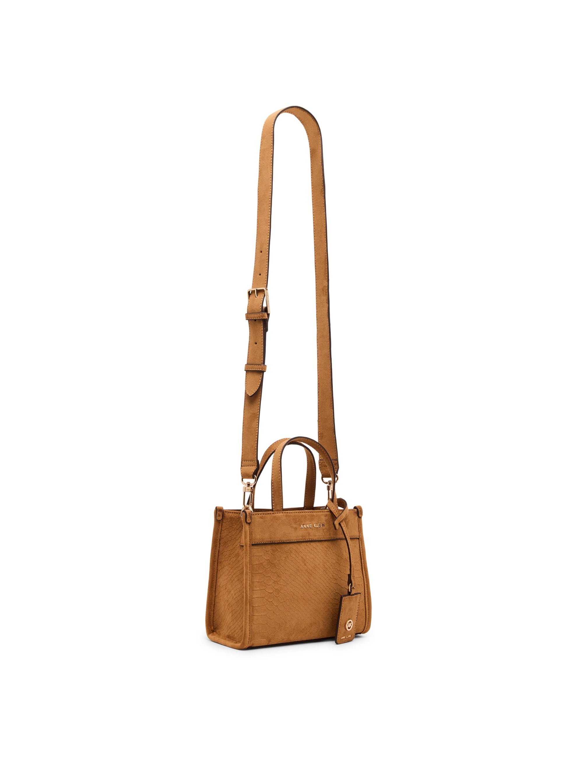 Anne Klein Textured Faux Suede Mini Tote Bag
