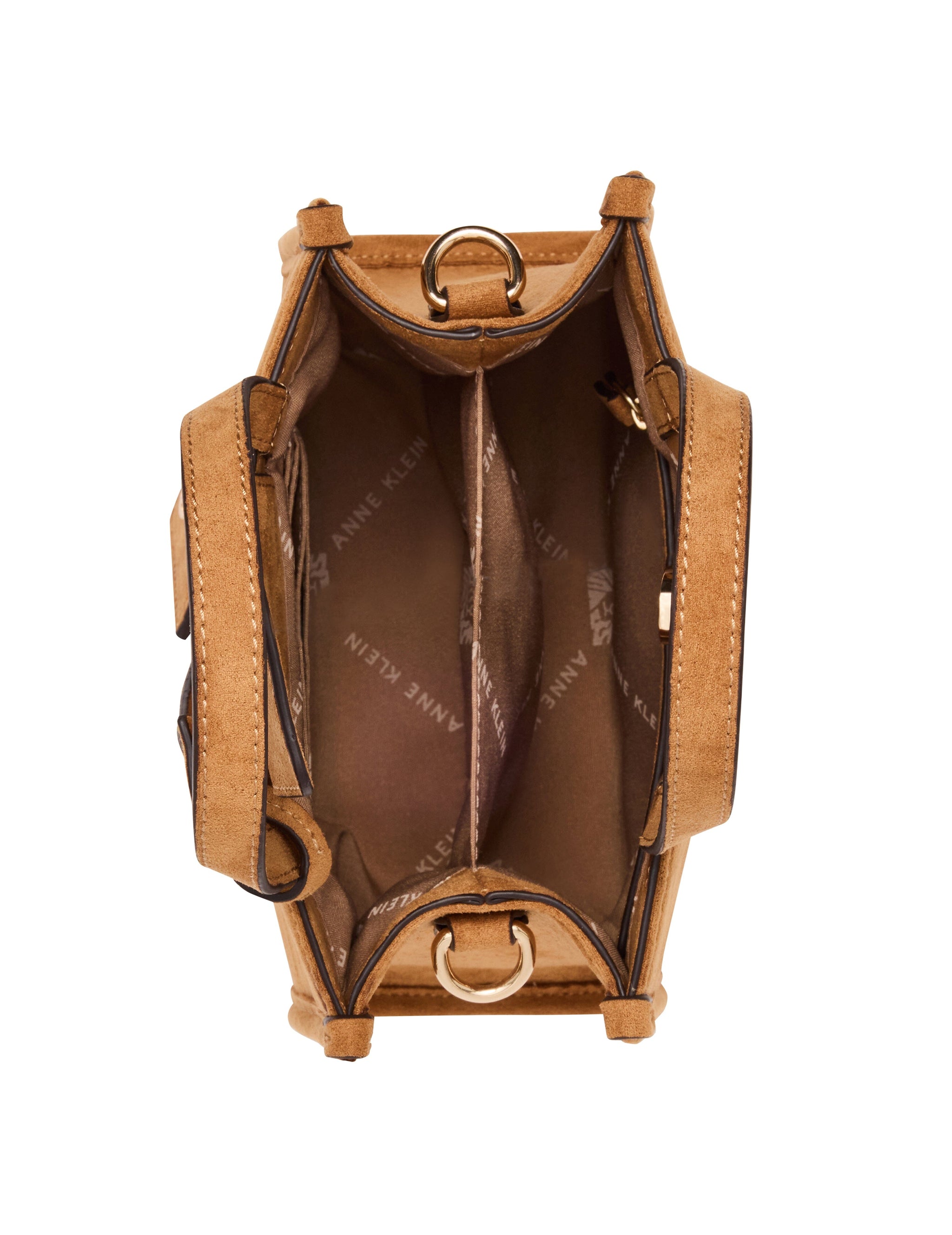 Textured Faux Suede Mini Tote Bag