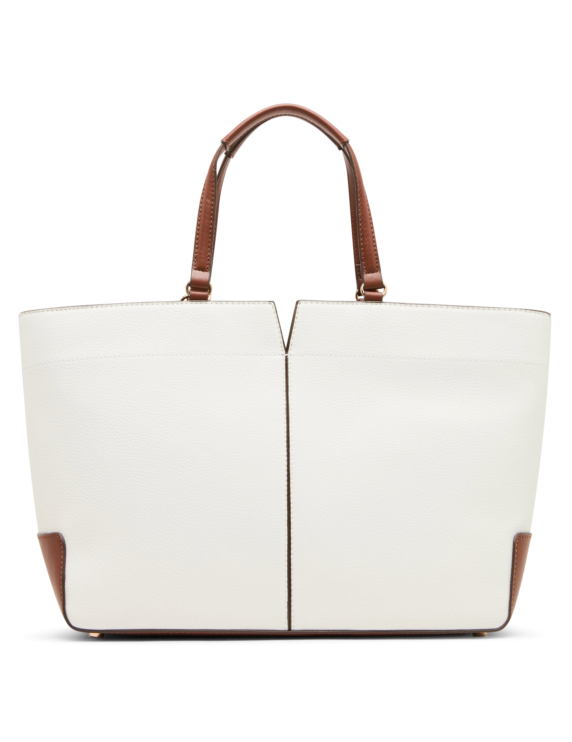 Large East West Tote Bag with Floral Bag Charm TOTE Madden - Handbags