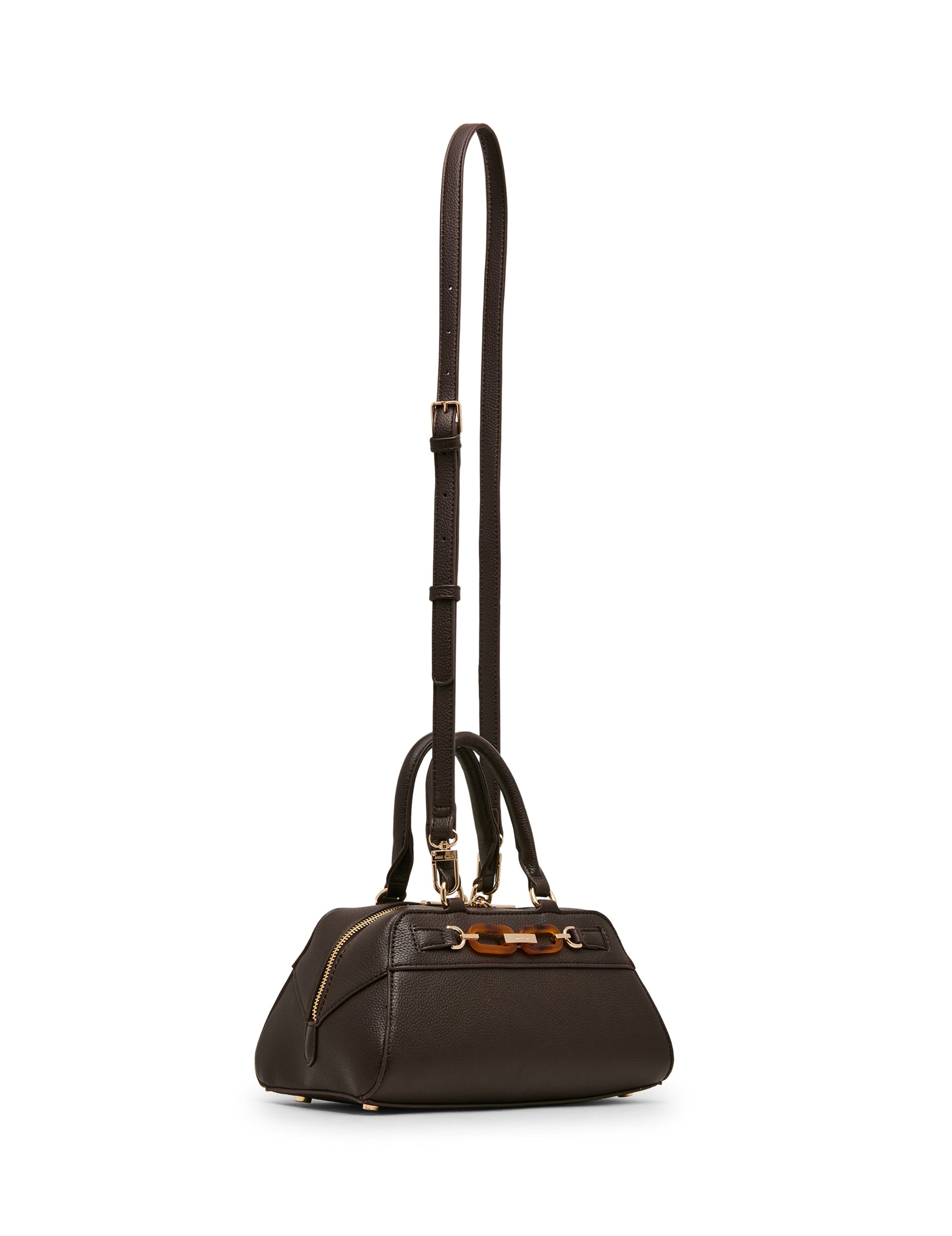 Anne Klein Tortoise Chain Link Satchel Bag