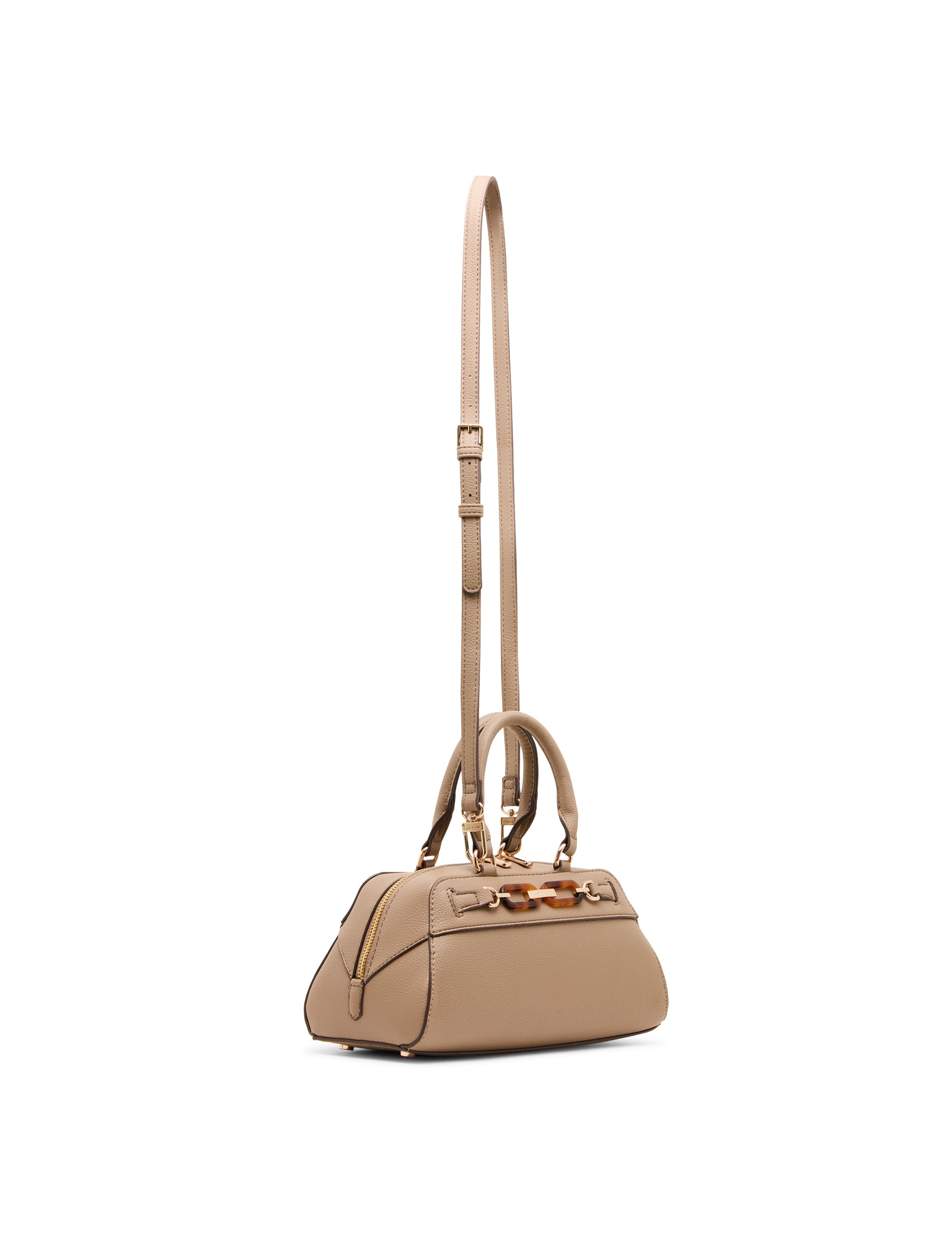 Anne Klein Tortoise Chain Link Satchel Bag
