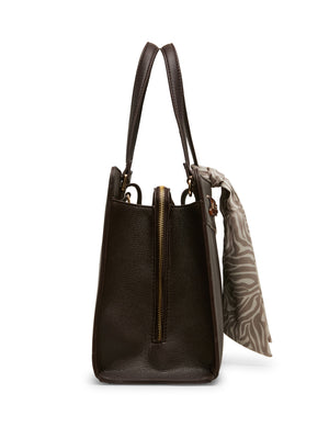 Anne Klein Triple Compartment Tote Bag with Scarf