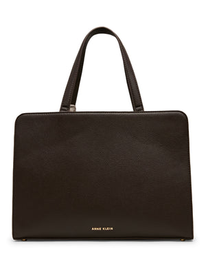 Anne Klein Triple Compartment Tote Bag with Scarf