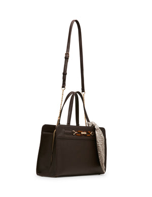 Anne Klein Triple Compartment Tote Bag with Scarf