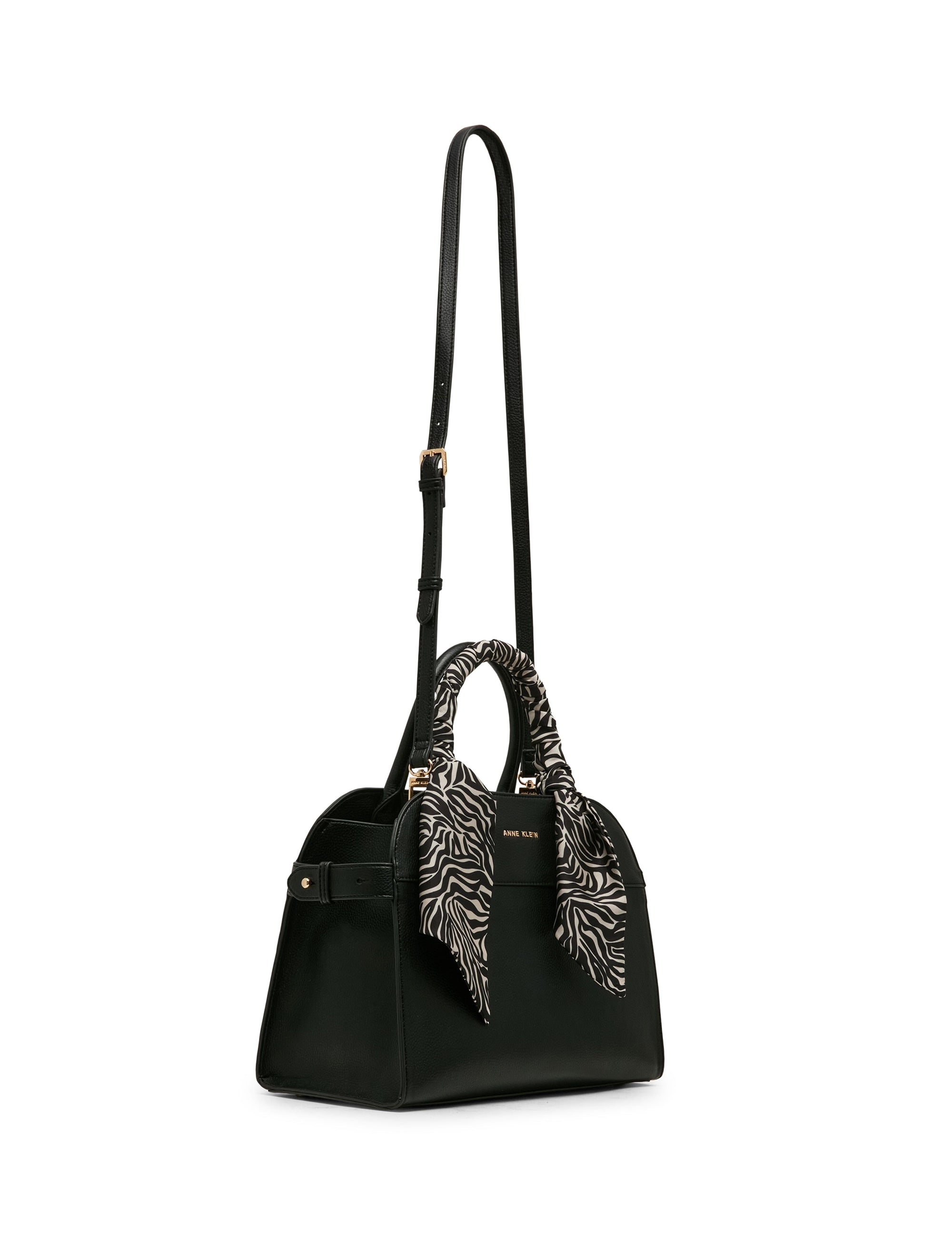 Anne Klein Rounded Satchel with Convertible Strap