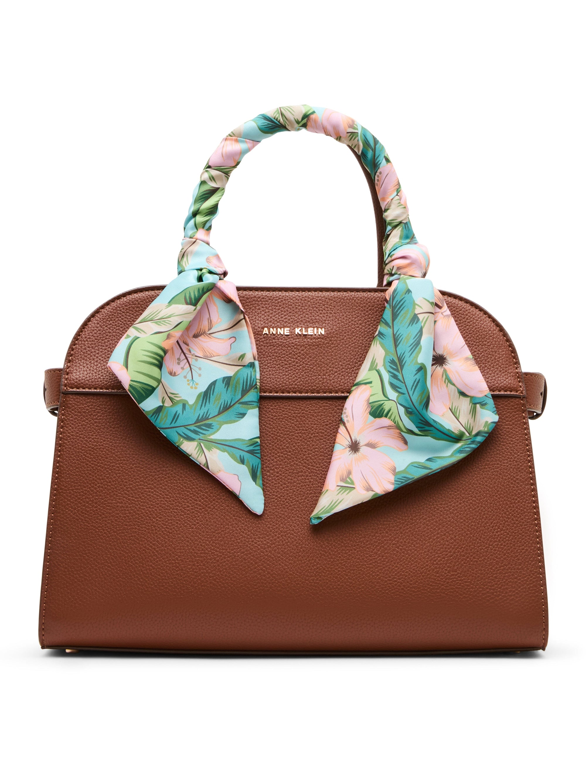 anne klein perfect travel tote bag Convertible Strap Small Handbag ShopCGX Textured Fabric Anne Klein Tote with Scarf