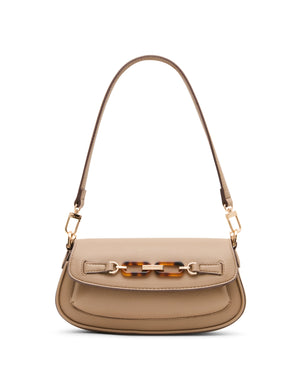 Tortoise Chain Link Shoulder Bag SHOULDER Madden - Handbags