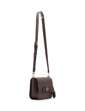 Buckle Detail Saddle Crossbody Bag