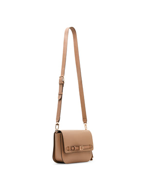Buckle Detail Saddle Crossbody Bag