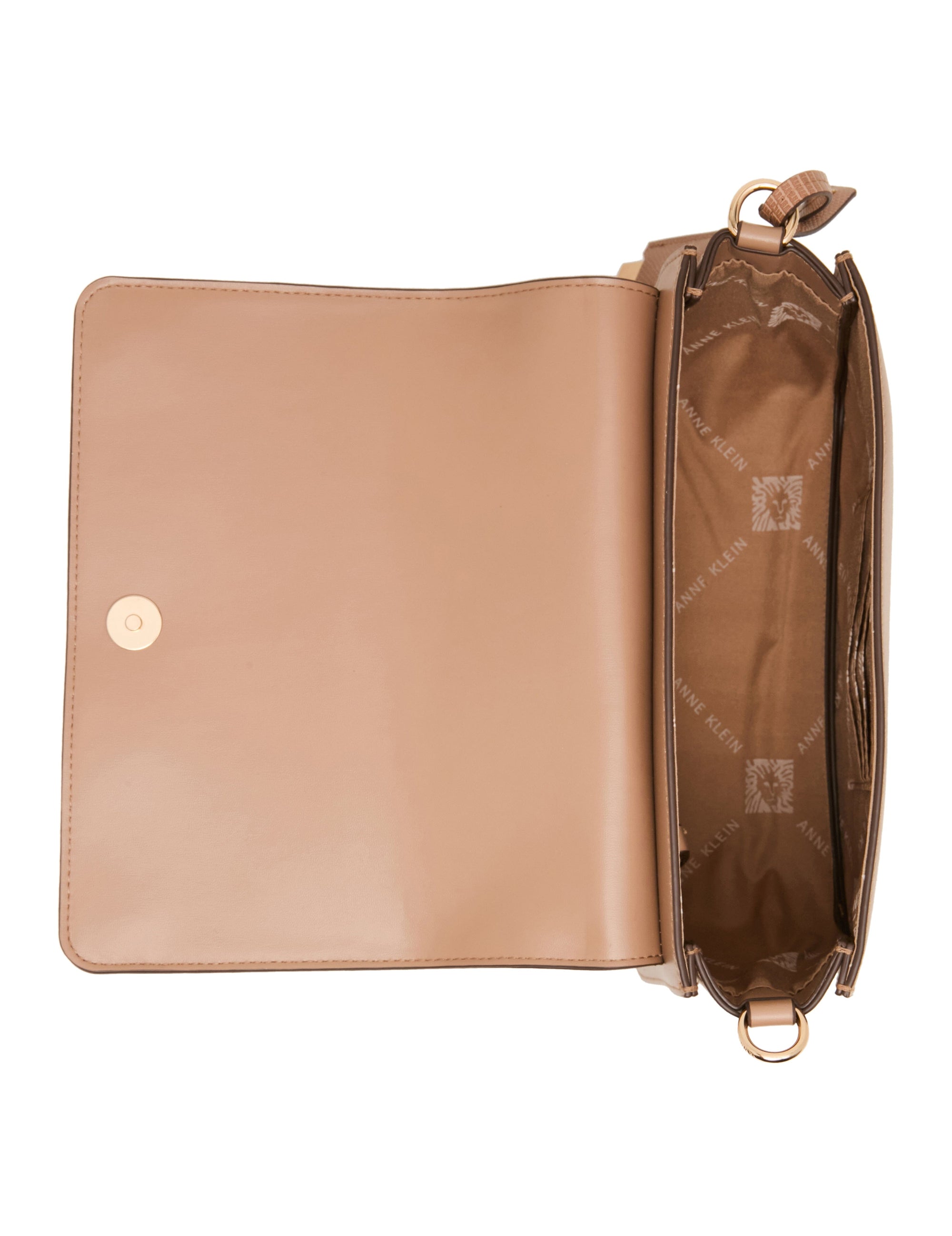 Buckle Detail Saddle Crossbody Bag