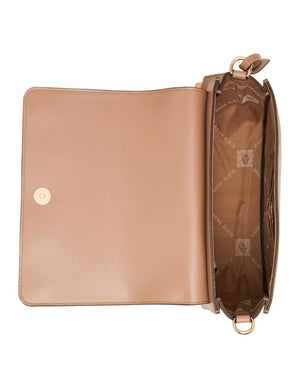 Buckle Detail Saddle Crossbody Bag