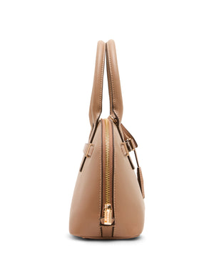 Dome Buckle Convertible Strap Satchel