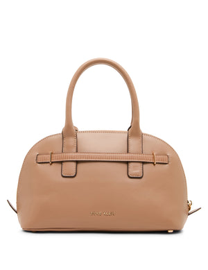 Dome Buckle Convertible Strap Satchel