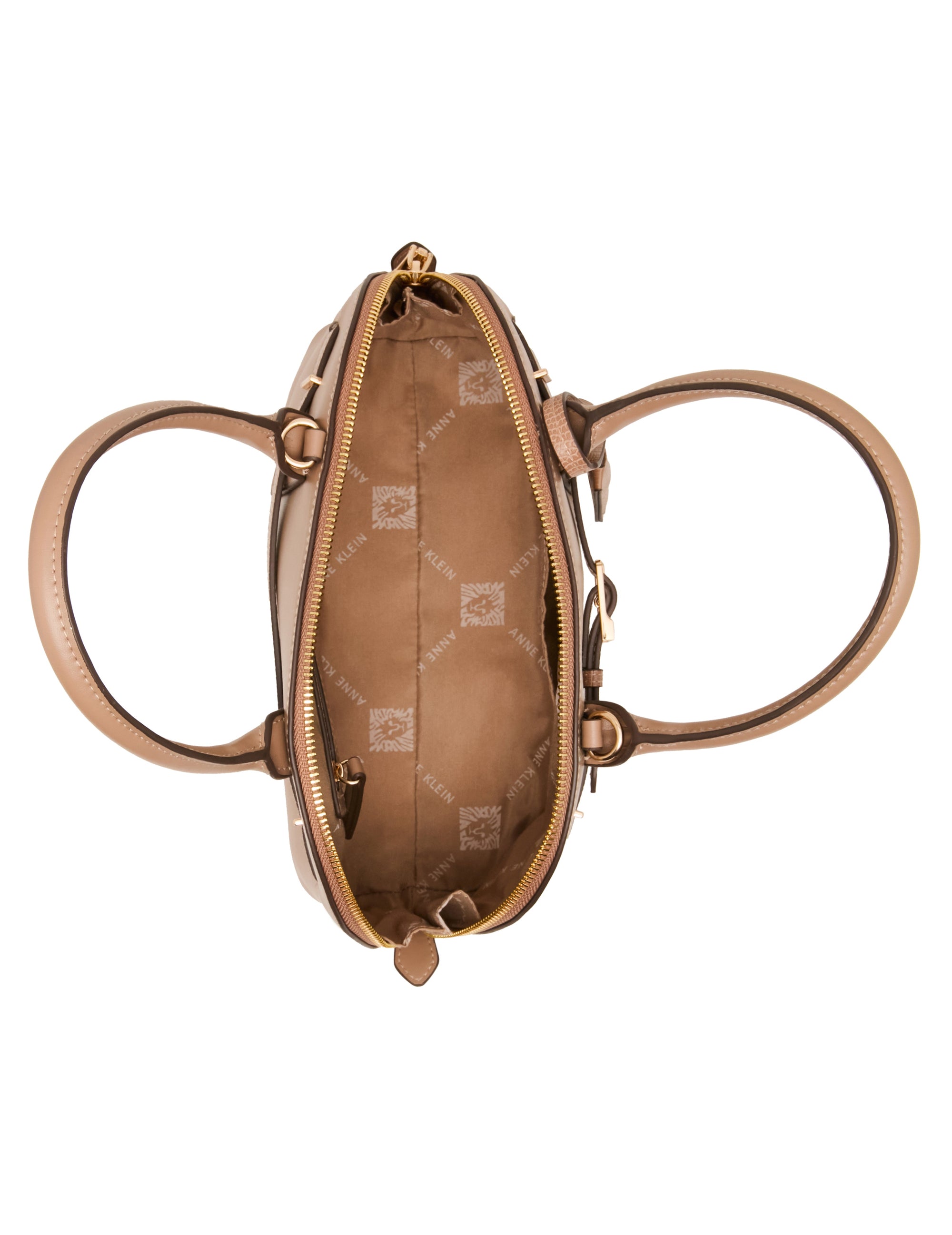 Dome Buckle Convertible Strap Satchel