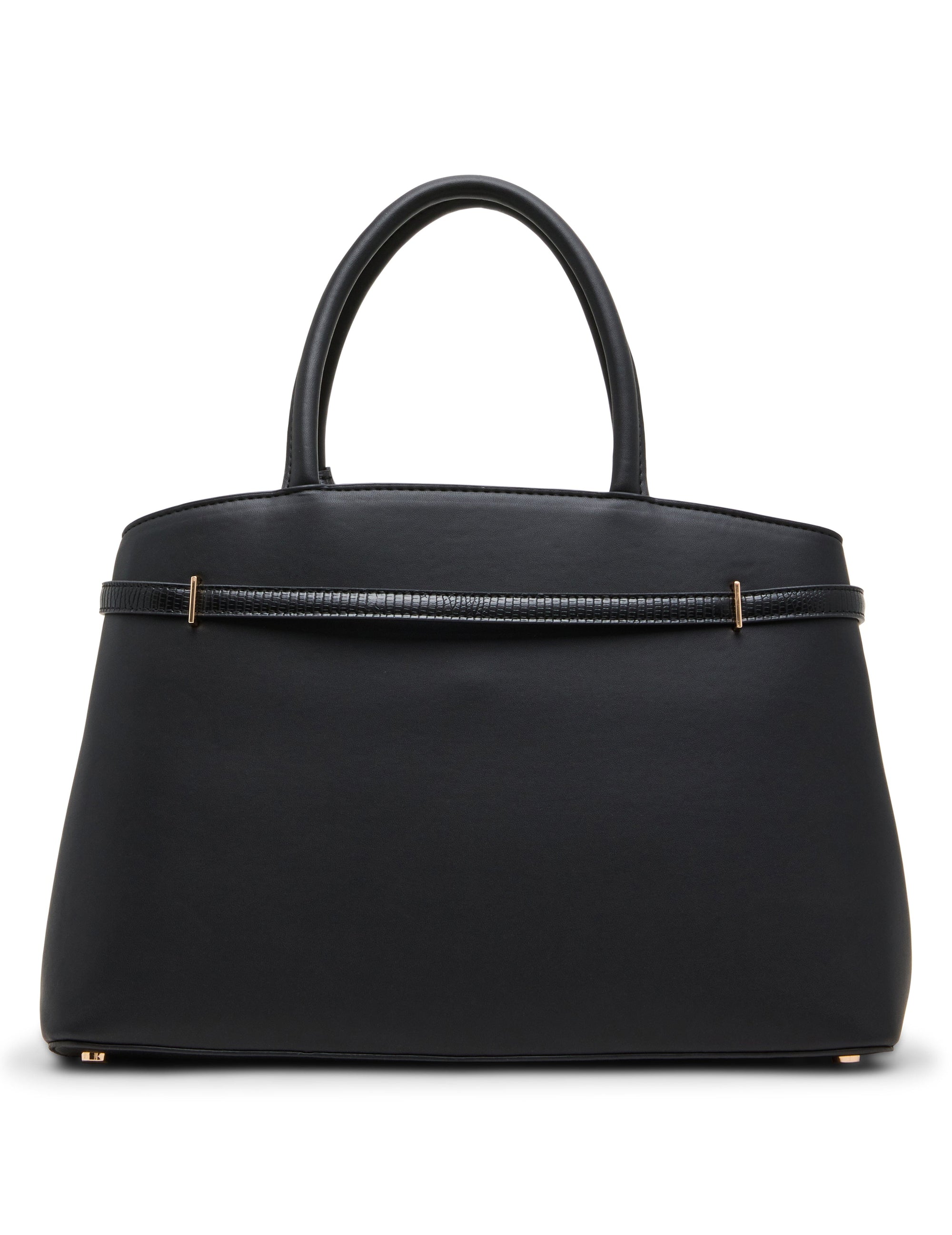 Convertible Strap Buckle Satchel Bag