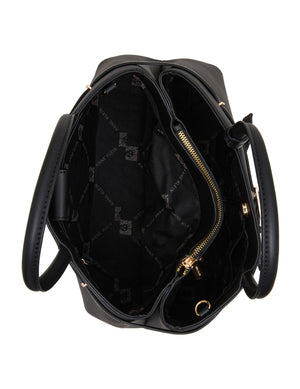 Convertible Strap Buckle Satchel Bag