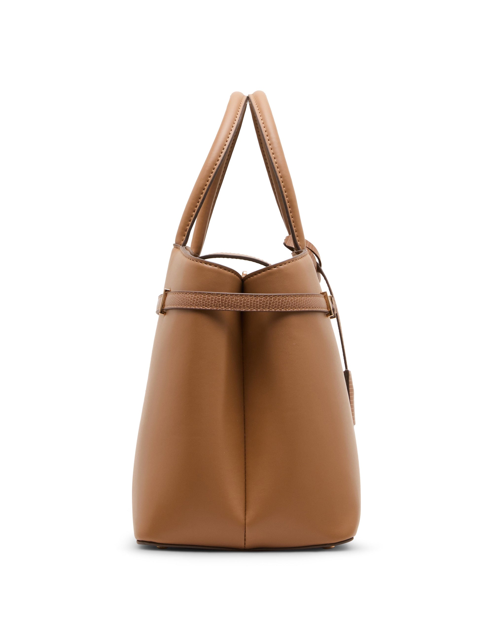 Convertible Strap Buckle Satchel Bag