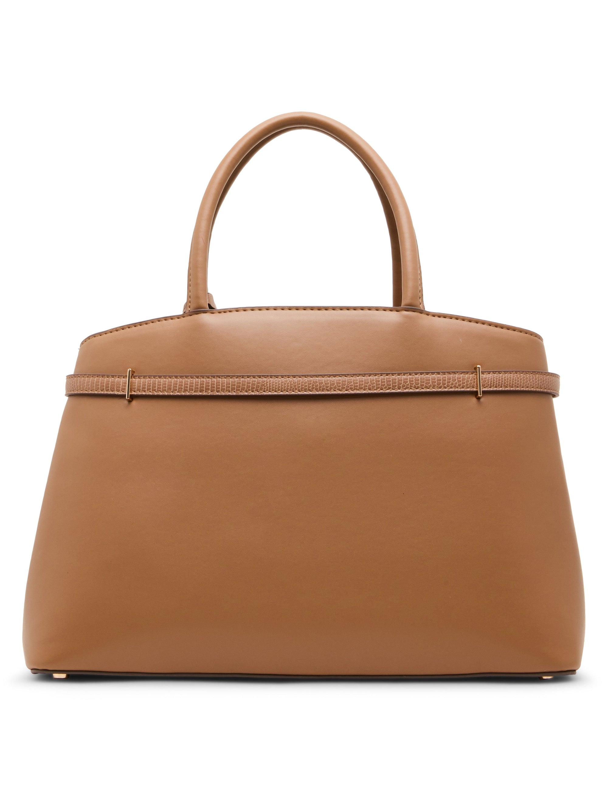 Convertible Strap Buckle Satchel Bag