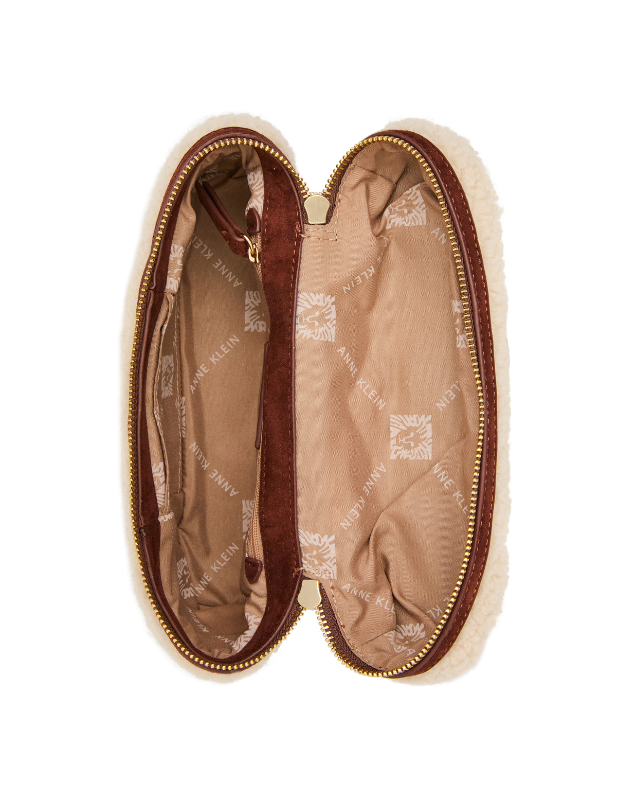 Faux Sherpa Train Case