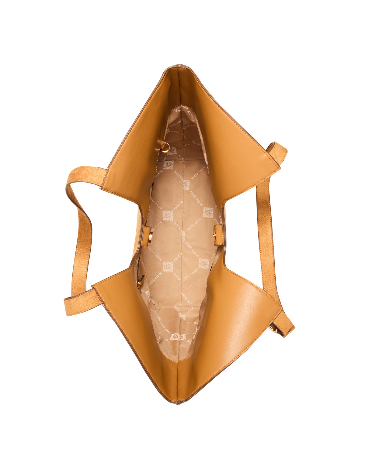 Faux Suede Crocodile Structured Tote Bag