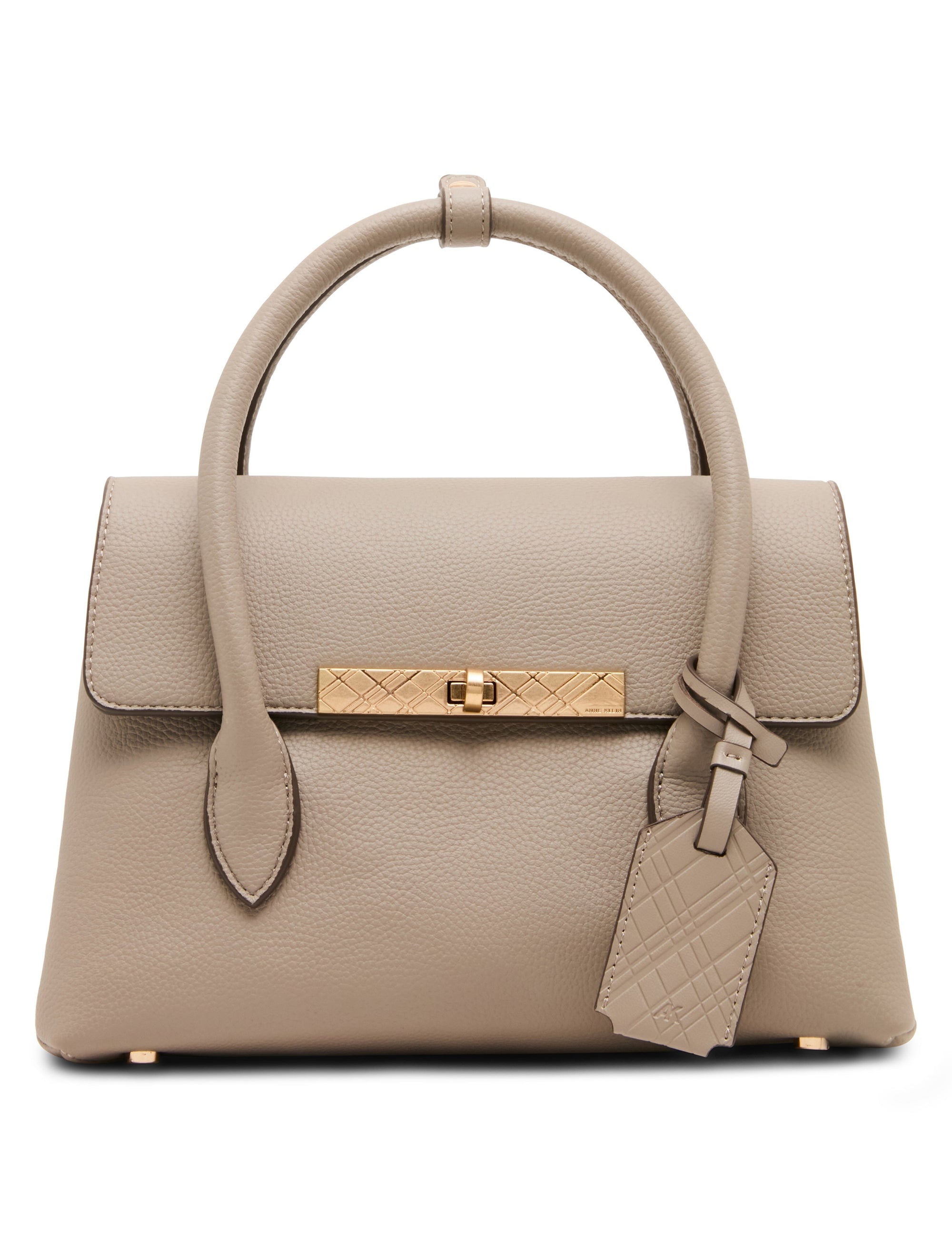 Convertible Strap Turnlock Satchel