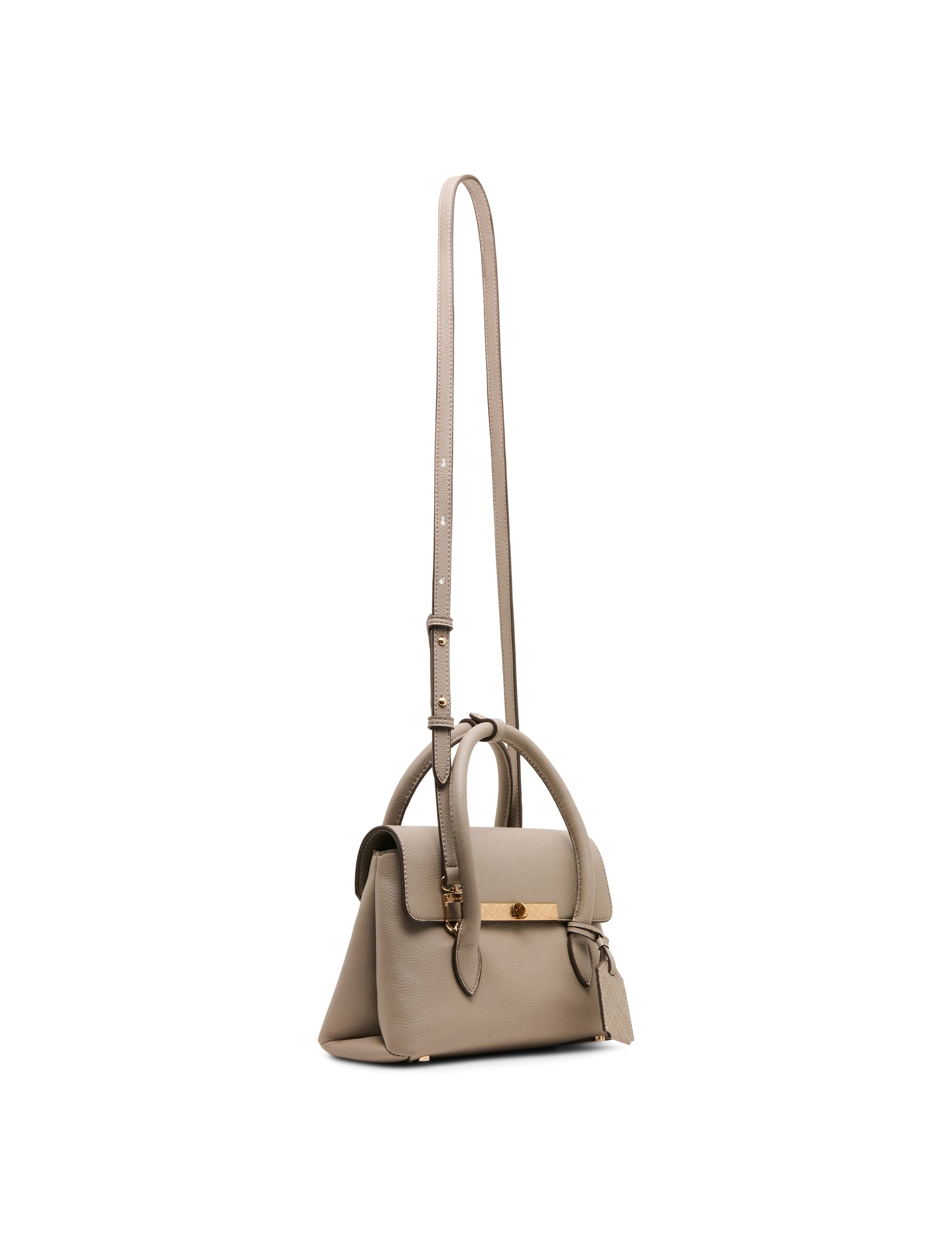 Convertible Strap Turnlock Satchel
