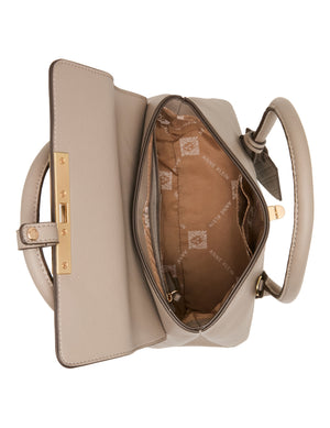 Convertible Strap Turnlock Satchel