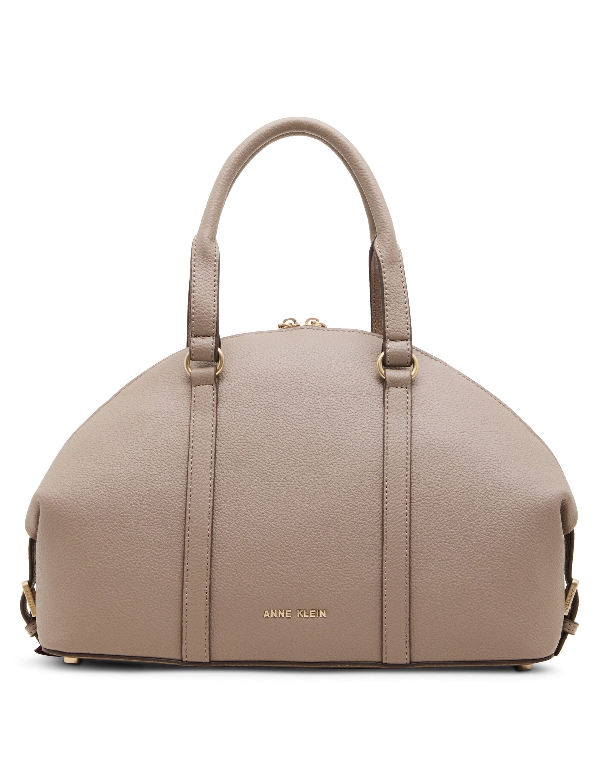 Convertible Bowler Bag with Scarf Accent