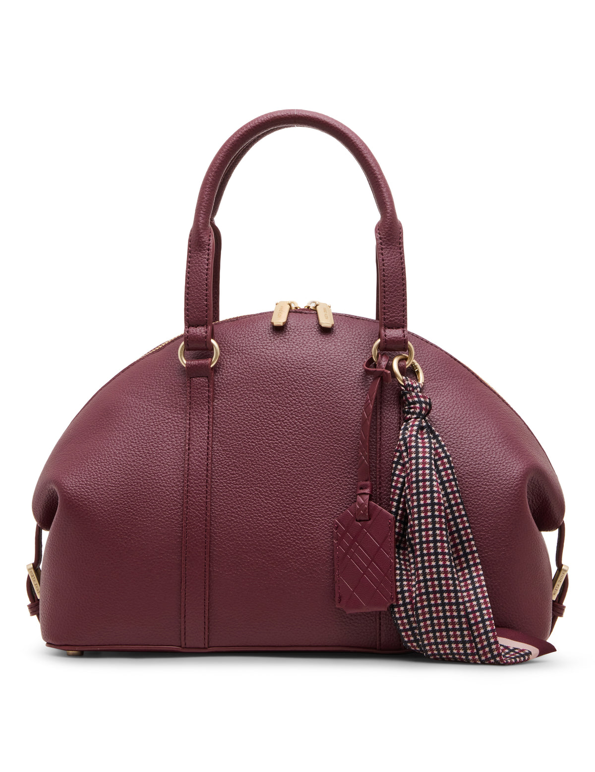 Convertible Bowler Bag with Scarf