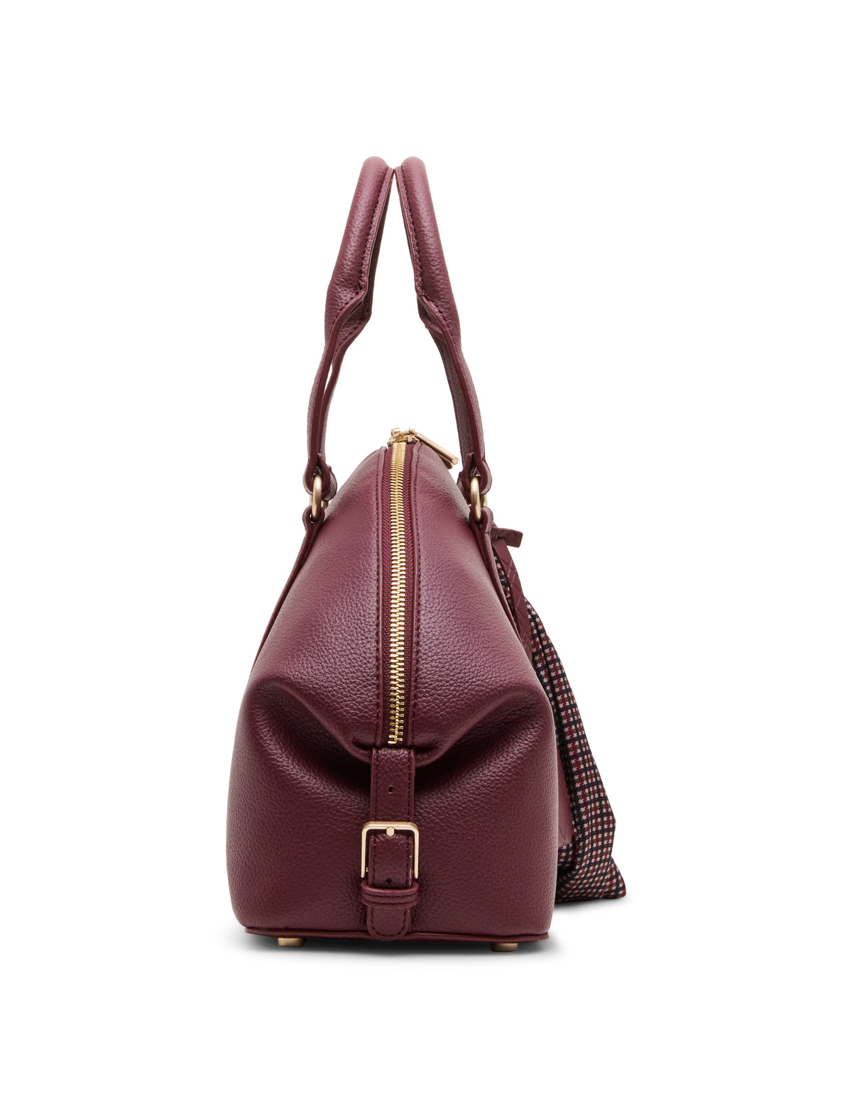 Convertible Bowler Bag with Scarf