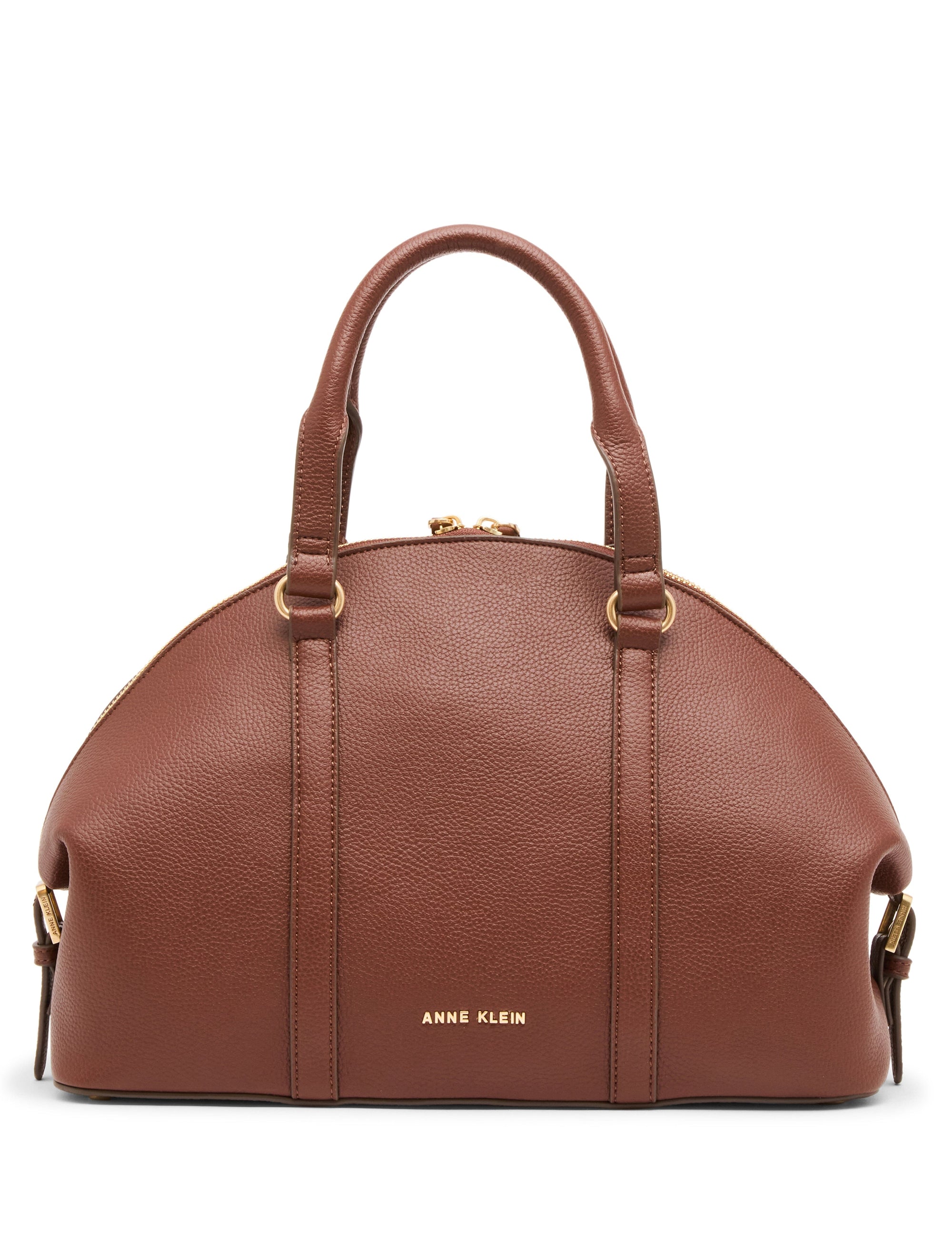 Convertible Bowler Bag with Scarf Accent