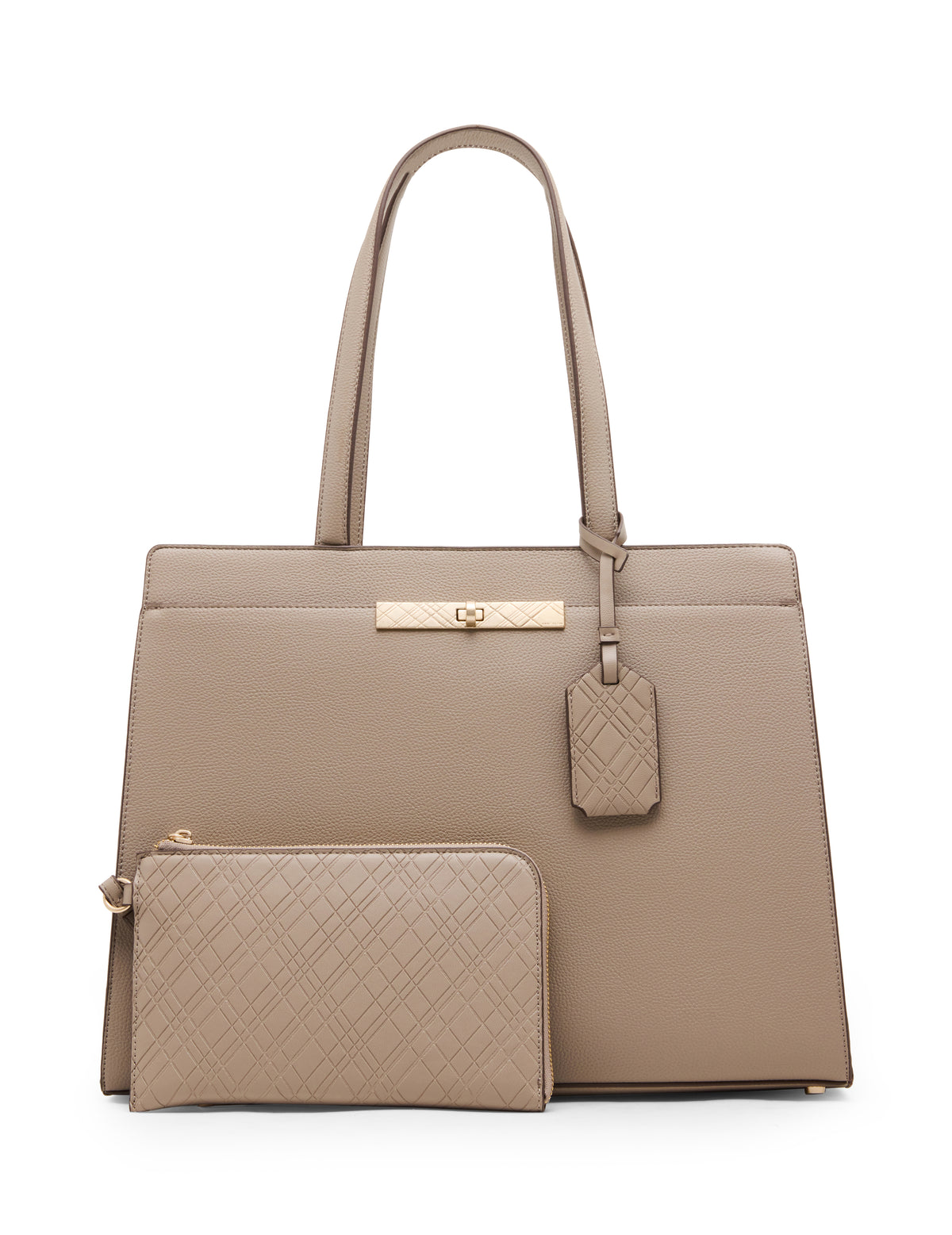 Large Turnlock Tote