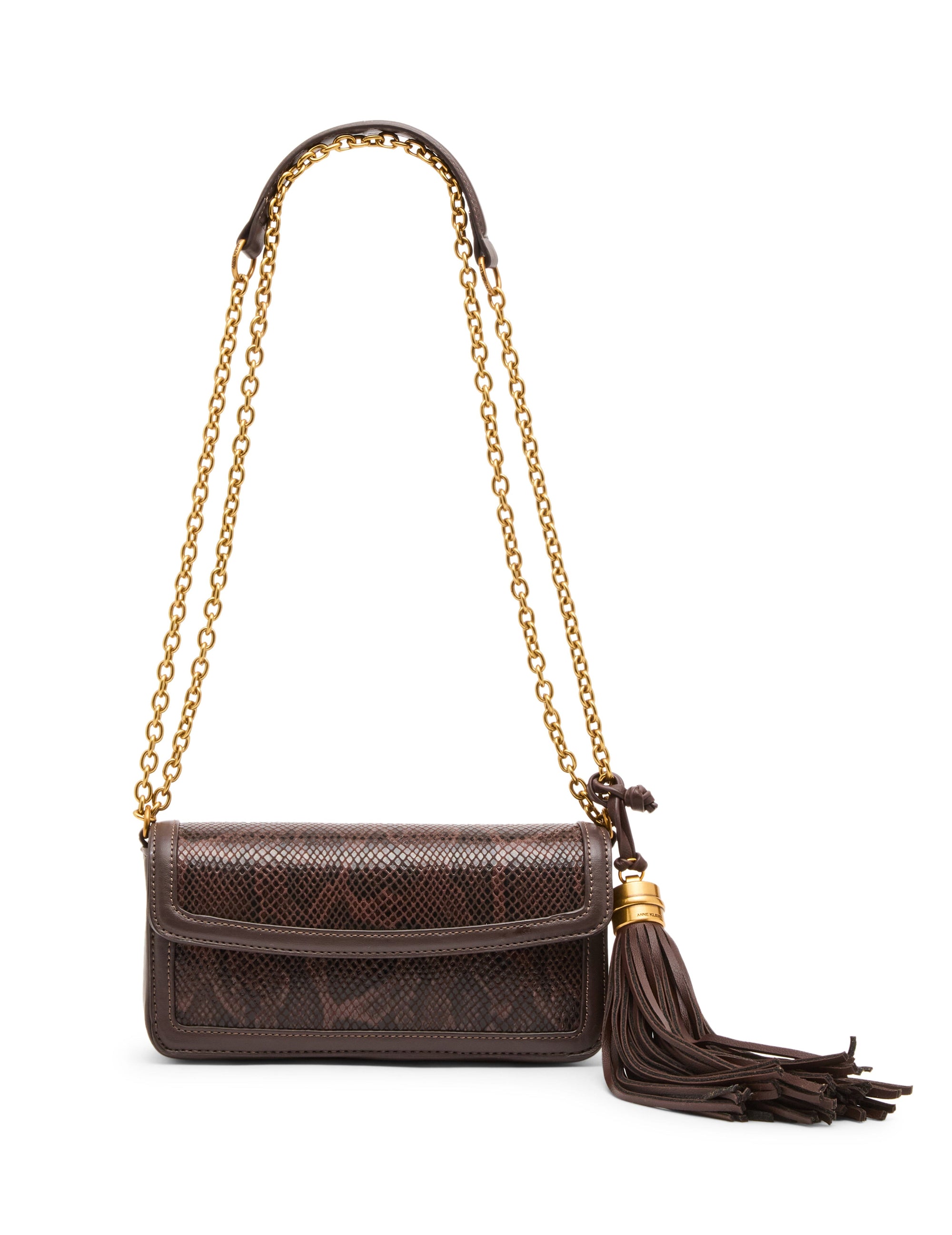 Faux Snake Flap Shoulder Bag SHOULDER Madden - Handbags