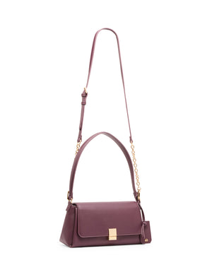 Convertible Strap Flap Shoulder Bag