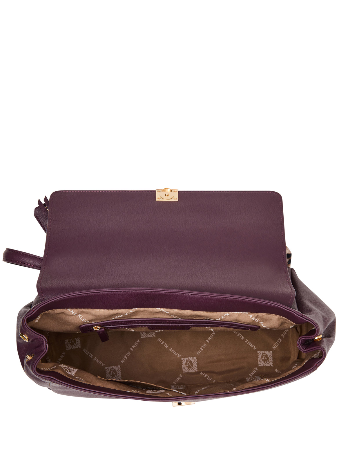 Flap Shoulder Bag with Scarf
