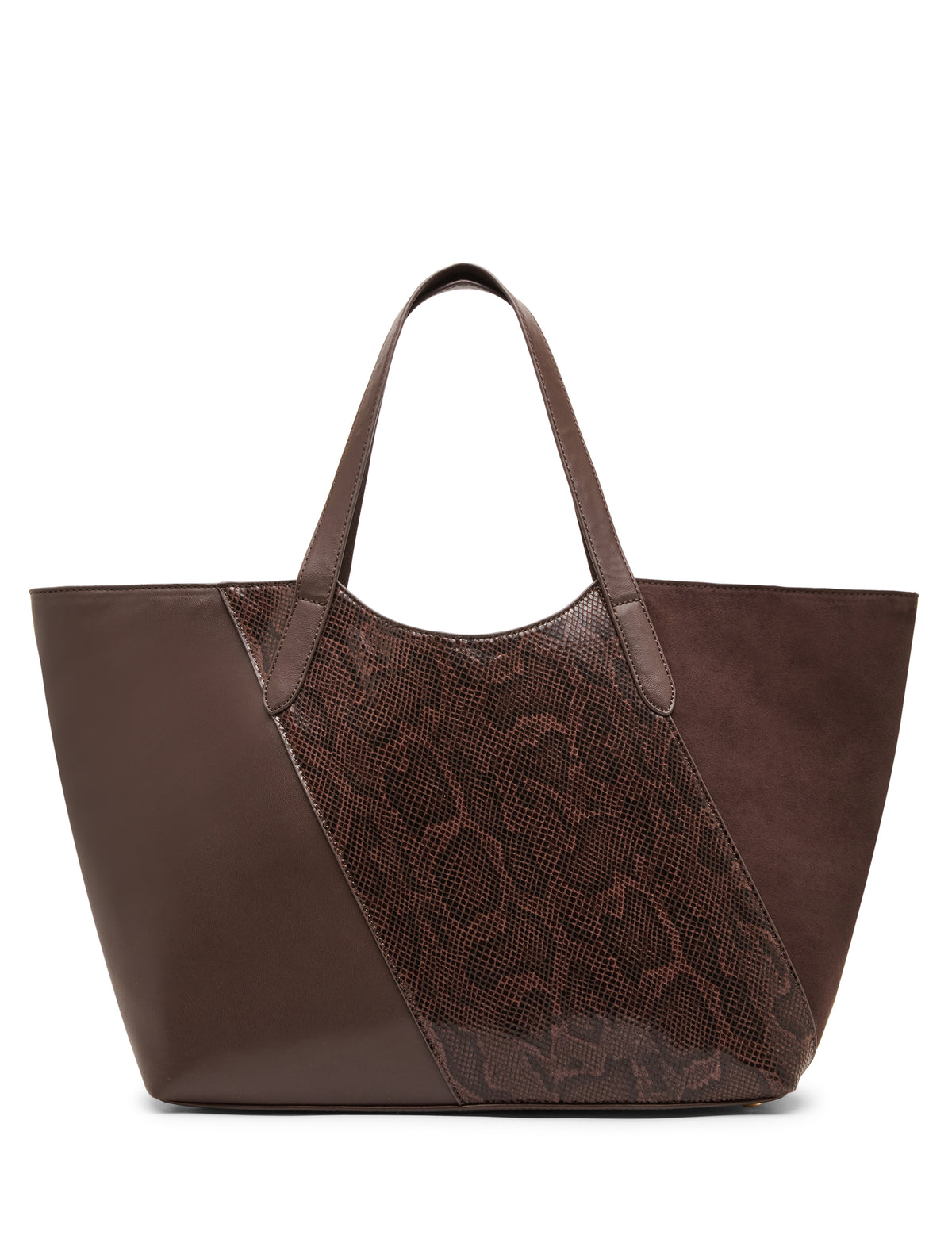 Multi-Panel Textured Tote