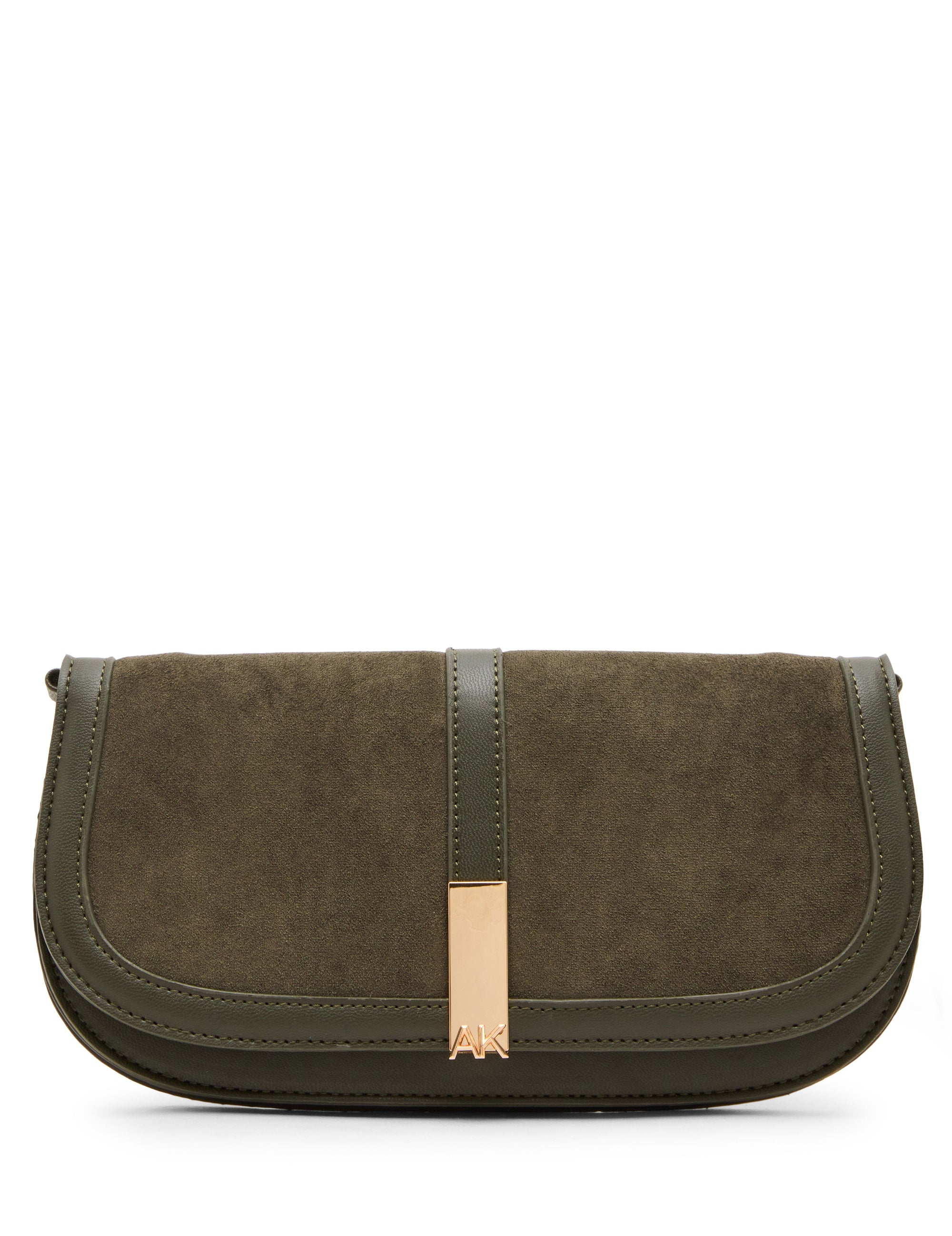 Faux Suede Convertible Clutch CLUTCH Madden - Handbags