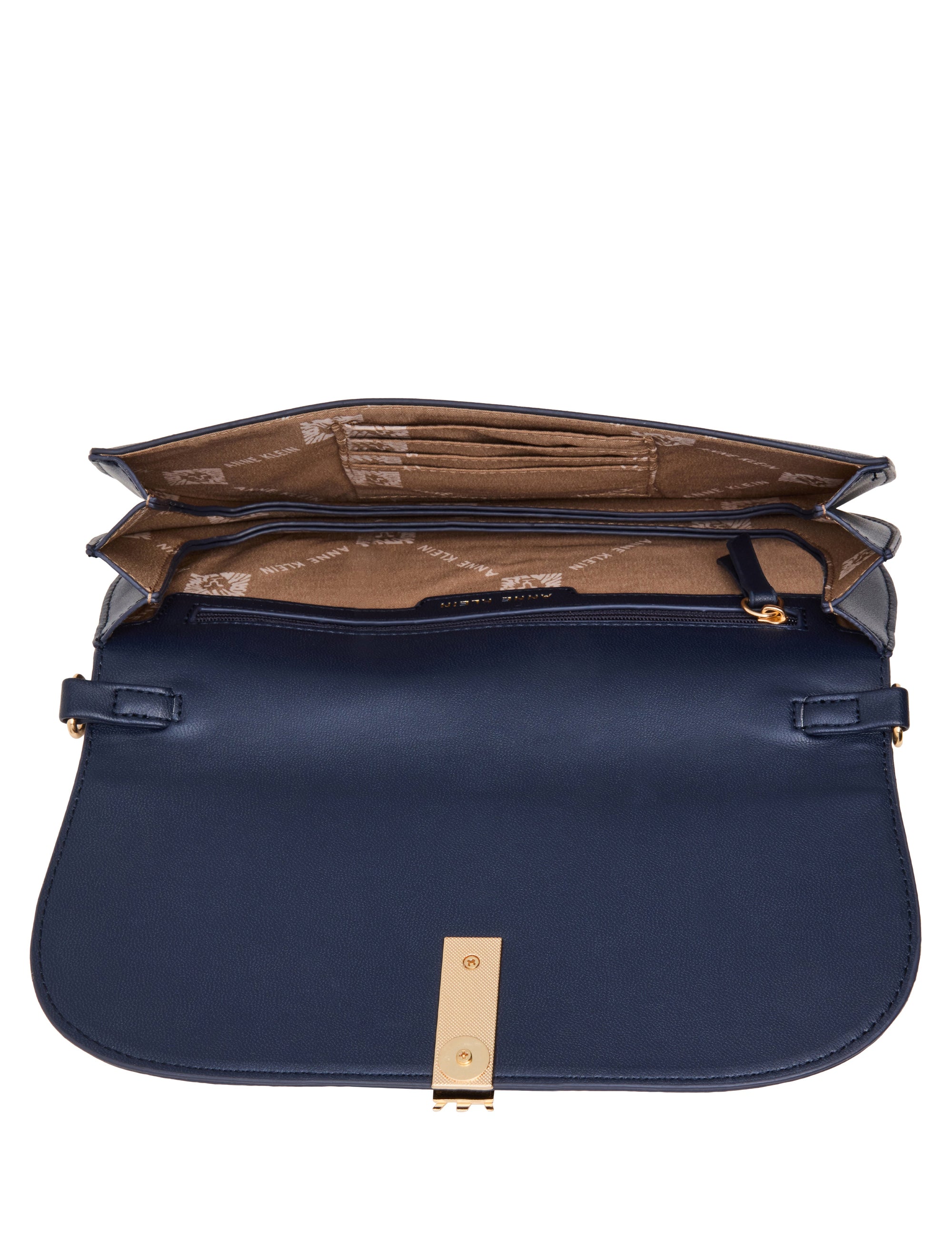 Faux Suede Convertible Clutch
