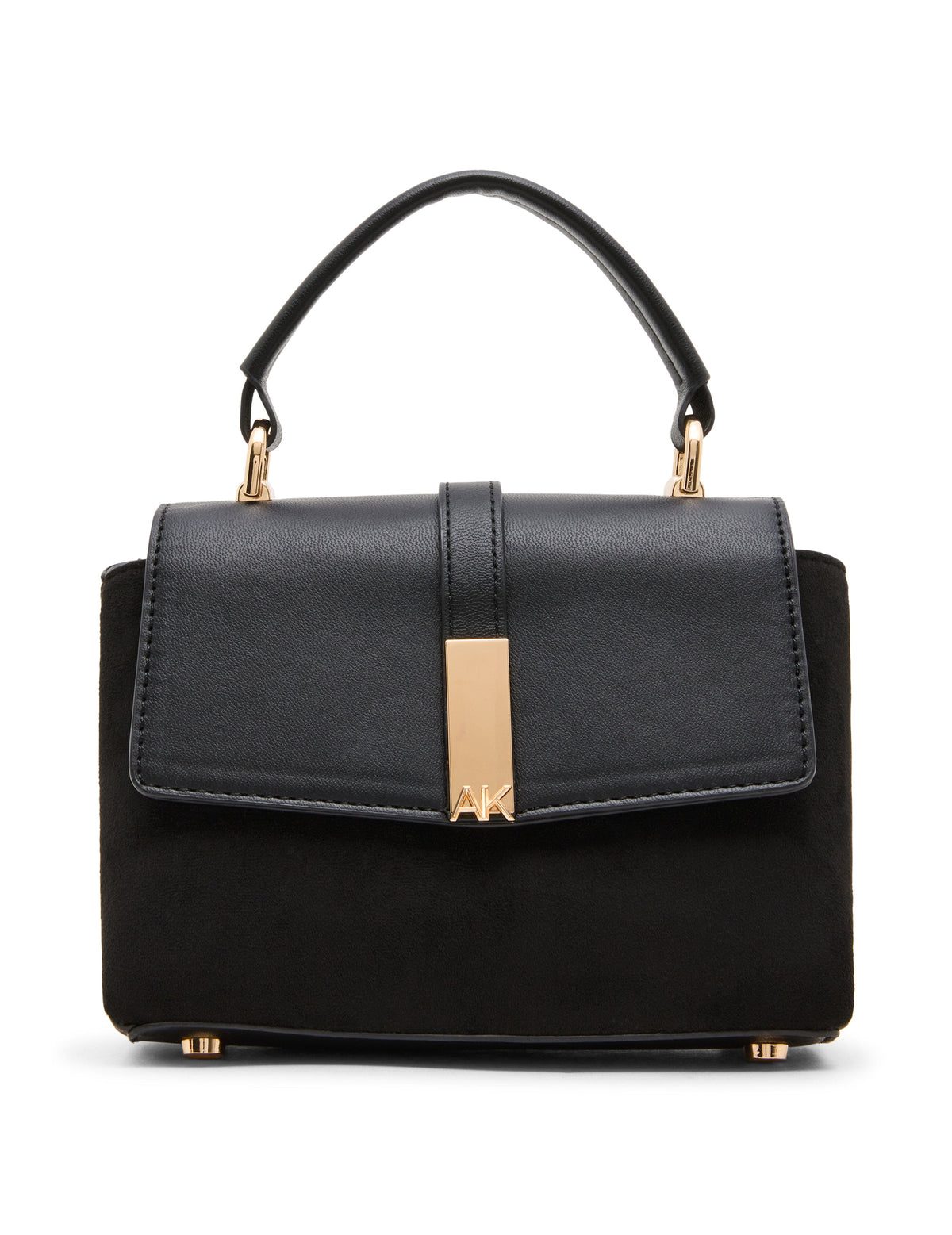 Anne Klein Black Small Top Handle Bag