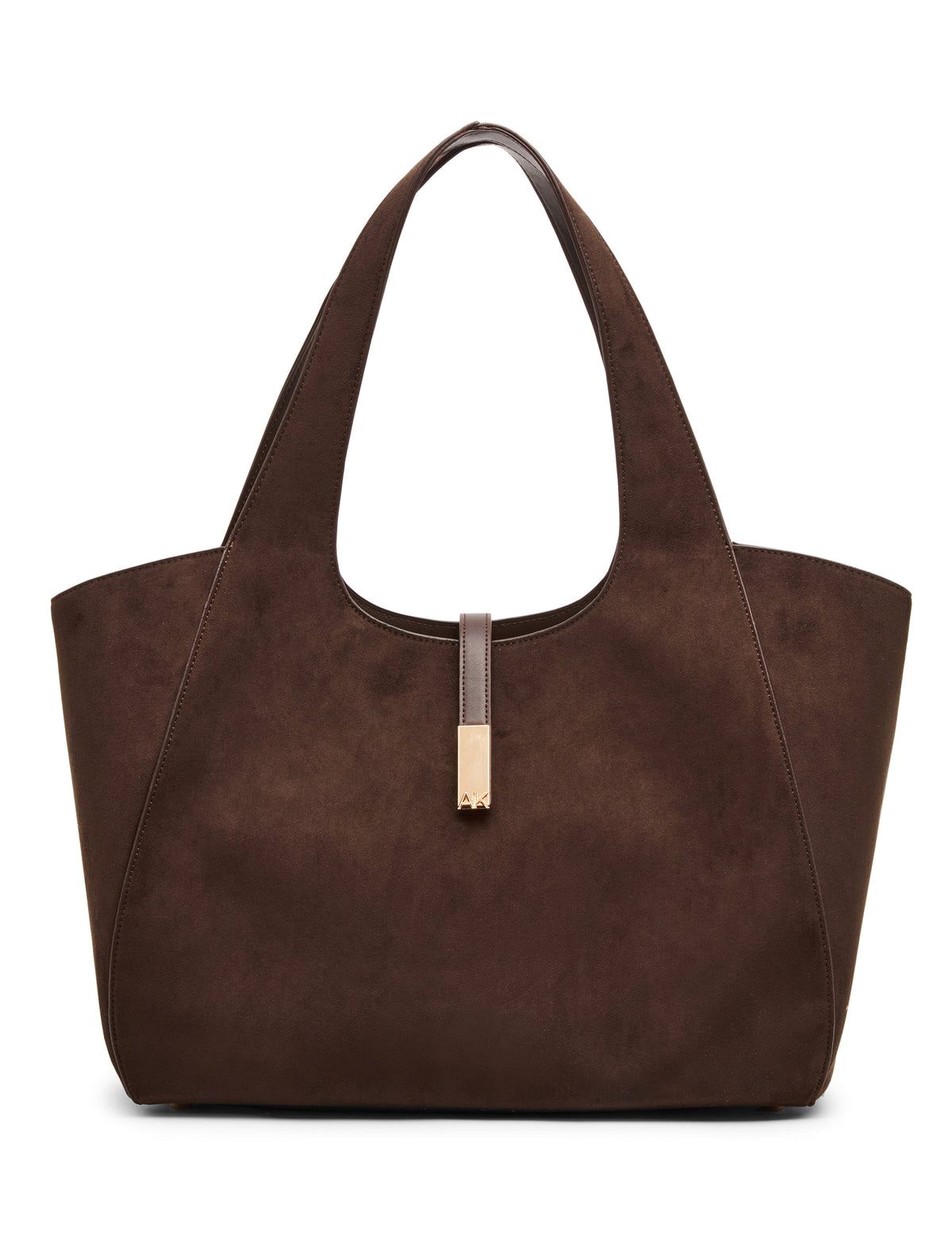 Anne Klein Espresso/Espresso Tote Bag with Pouch