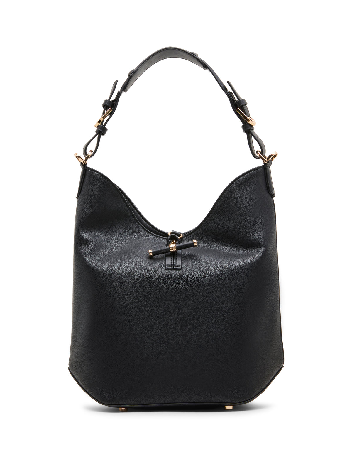 Toggle Closure Hobo Bag