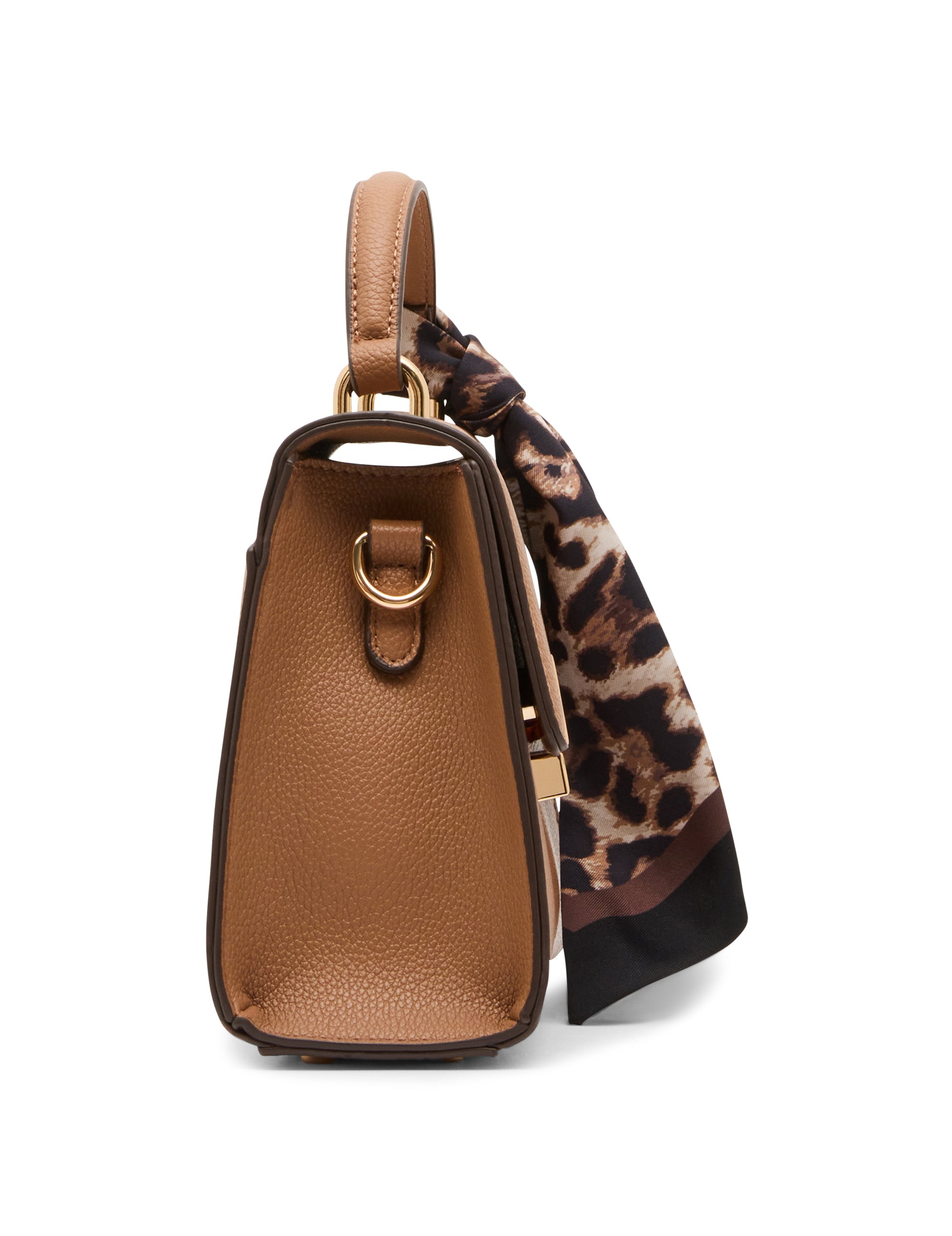Top Handle Bag with Scarf