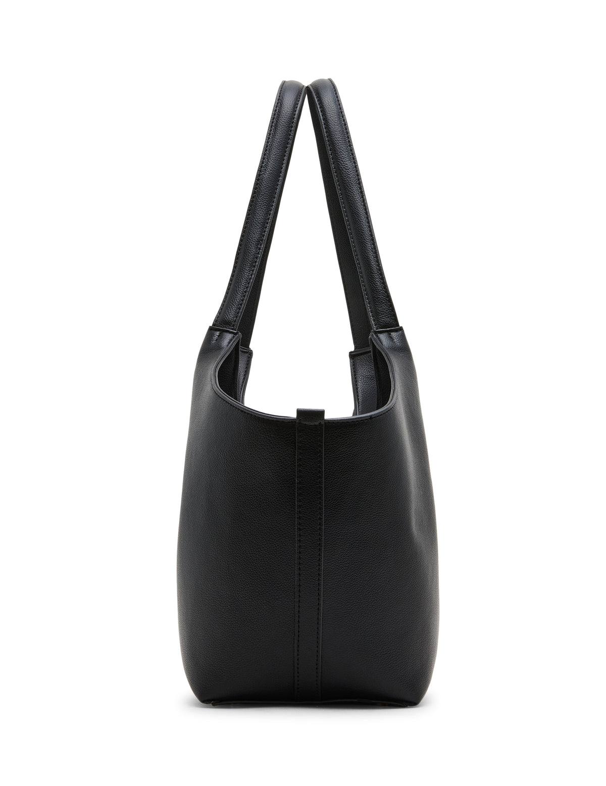 Tote Bag with Faux Fur Hangoff
